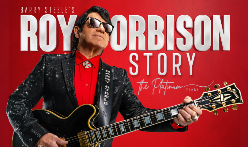 Promotional image for the show 'Barry Steele’s Roy Orbison Story – The Platinum Years' in October 2026 at Blackburn Empire Theatre.