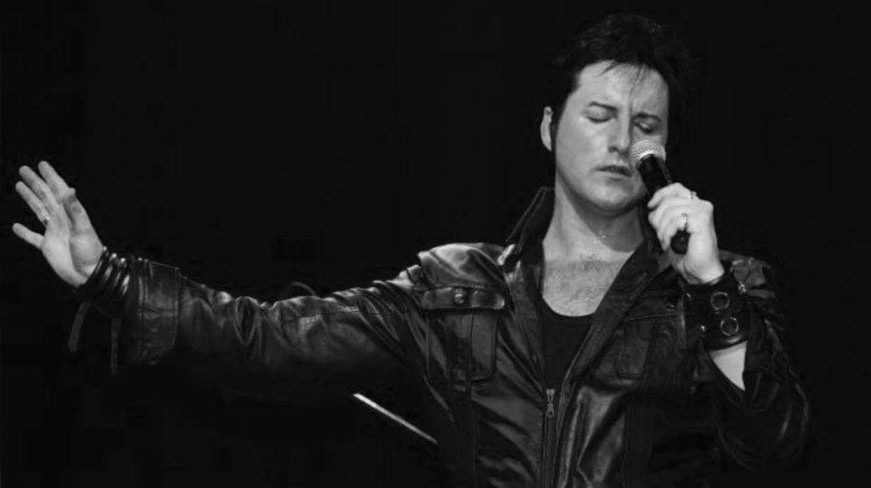 Promotional image for the show 'Elvis Remembered' in August 2026 at Blackburn Empire Theatre.