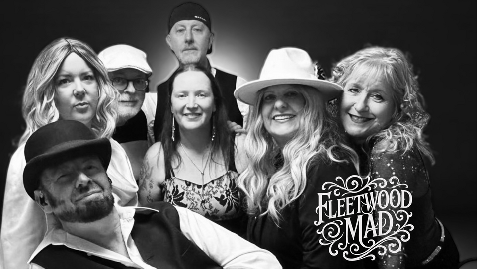 Promotional image for the show 'Fleetwood Mad' in April 2027 at Blackburn Empire Theatre.