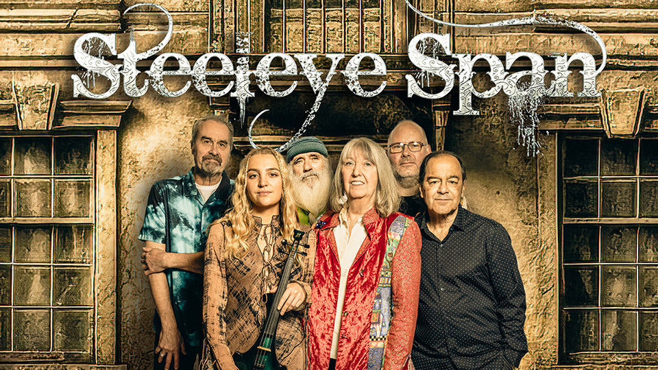 Promotional image for the show 'Folk Rock Pioneers Steeleye Span In Concert' in April 2026 at Blackburn Empire Theatre.