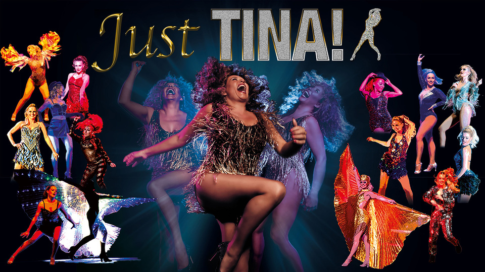 Promotional image for the show 'Just Tina' in May 2026 at Blackburn Empire Theatre.