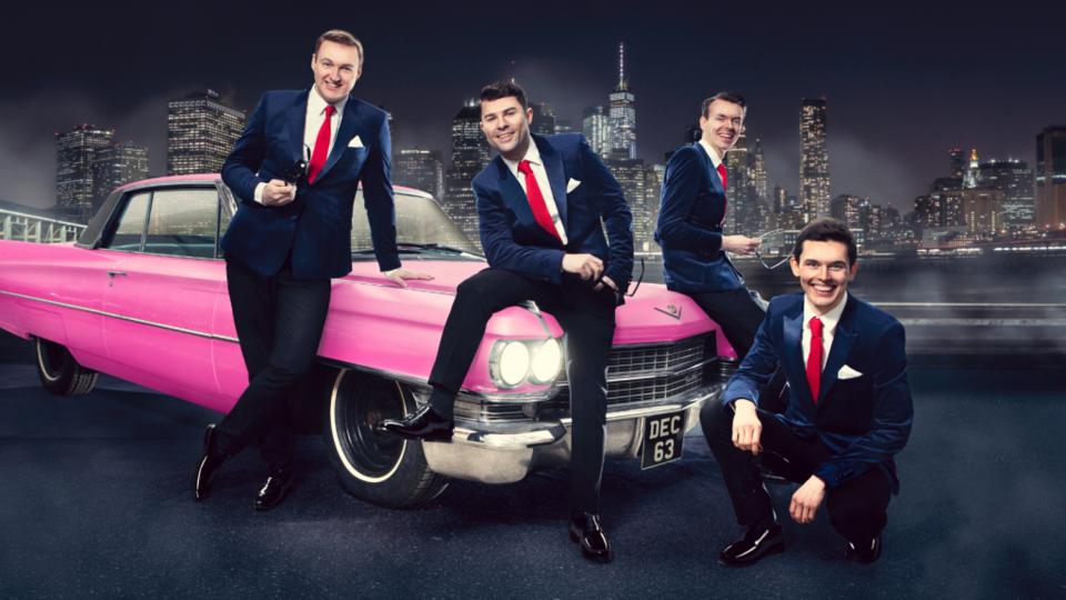 Promotional image for the show 'Oh What a Night!' in March 2027 at Blackburn Empire Theatre.