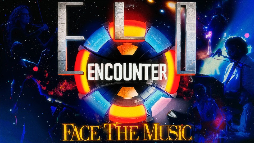 Promotional image for the show 'The ELO Encounter – Face the Music' in August 2026 at Blackburn Empire Theatre.