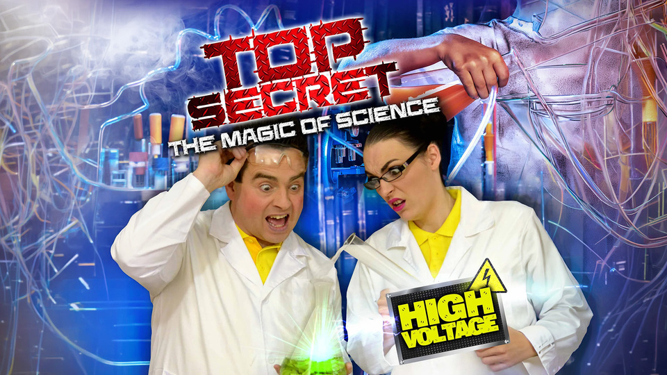 Promotional image for the show 'The Magic of Science "High Voltage"' in May 2026 at Blackburn Empire Theatre.