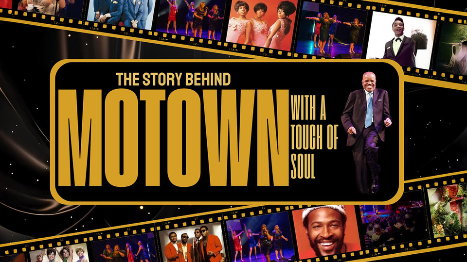 Promotional image for the show 'The Story Behind Motown' in February 2027 at Blackburn Empire Theatre.