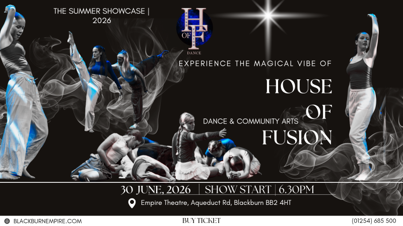 Promotional image for the show 'The Summer Showcase 2026 by House Of Fusion' in June 2026 at Blackburn Empire Theatre.