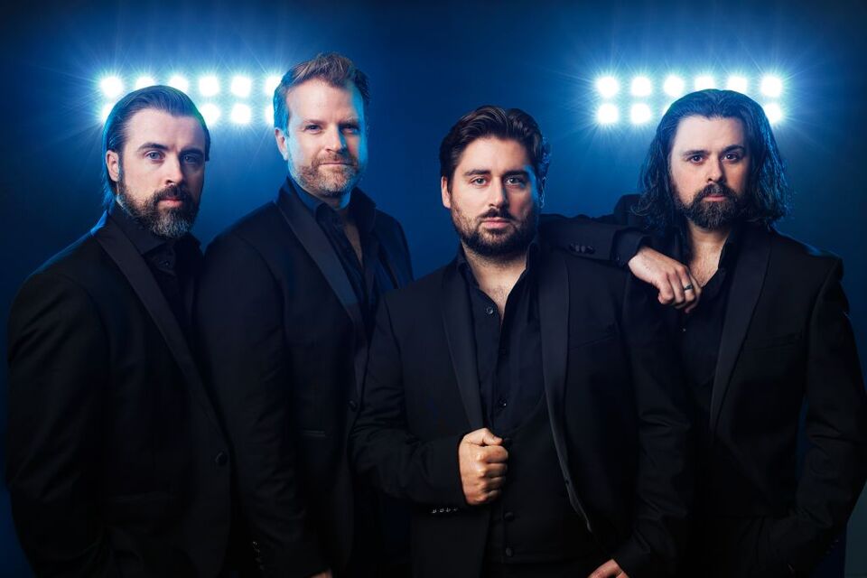 Promotional image for the show 'The West End Tenors' in March 2027 at Blackburn Empire Theatre.