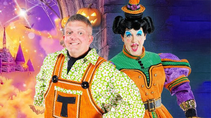 Promotional image for the show 'Tommy & Tilly’s Magic Castle: A Spooktacular Pantomime' in November 2026 at Blackburn Empire Theatre.