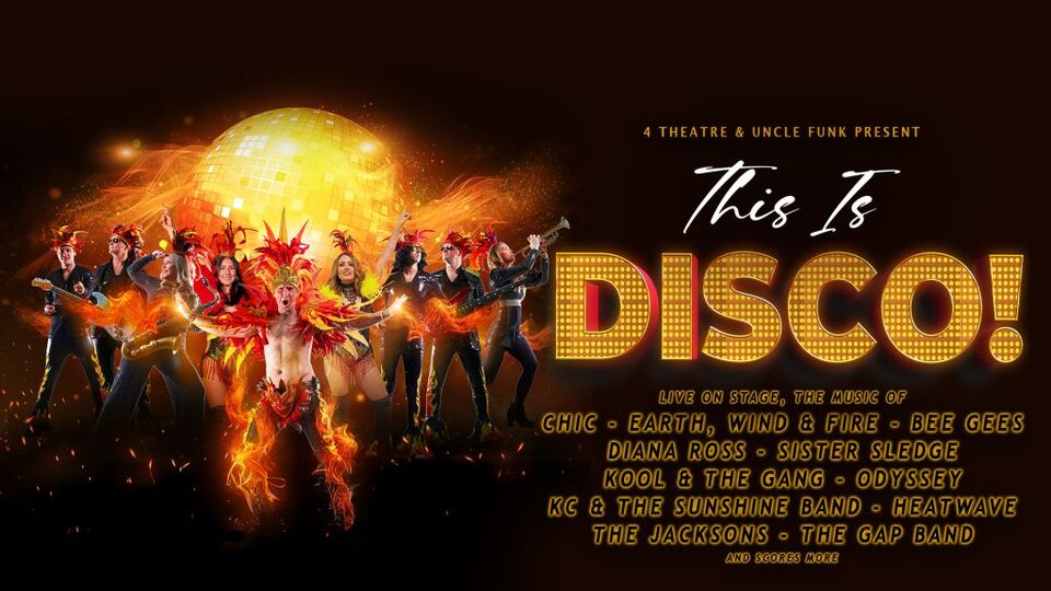 Promotional image for the show 'Uncle Funk Presents “THIS IS DISCO”' in September 2026 at Blackburn Empire Theatre.