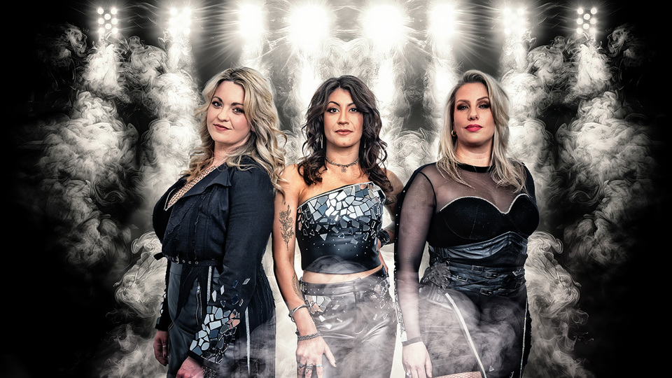 Promotional image for the show 'Women in Rock' in September 2026 at Blackburn Empire Theatre.