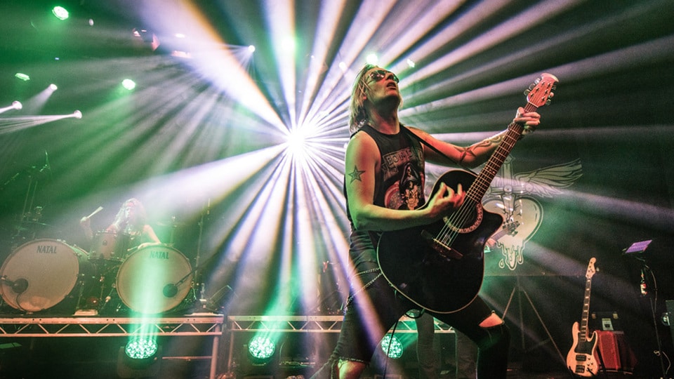 Promotional image for the show 'Bon Jovi Forever' in March 2027 at Blackburn Empire Theatre.