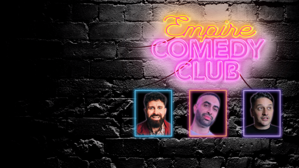 Promotional image for the show 'Empire Comedy Club September 2026' in September 2026 at Blackburn Empire Theatre.