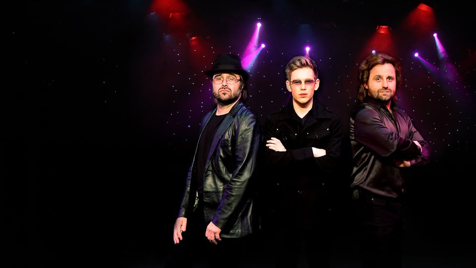 Promotional image for the show 'Jive Talkin' perform the Bee Gees' in June 2026 at Blackburn Empire Theatre.