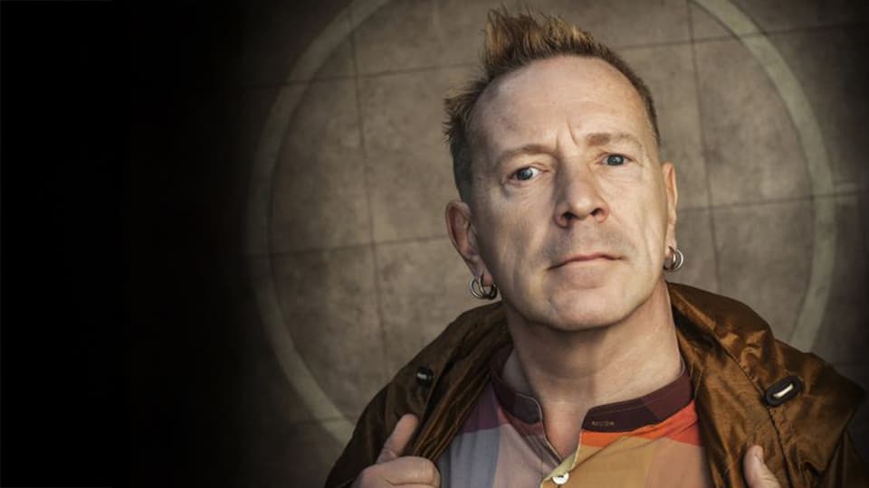 Promotional image for the show 'John Lydon' in April 2027 at Blackburn Empire Theatre.