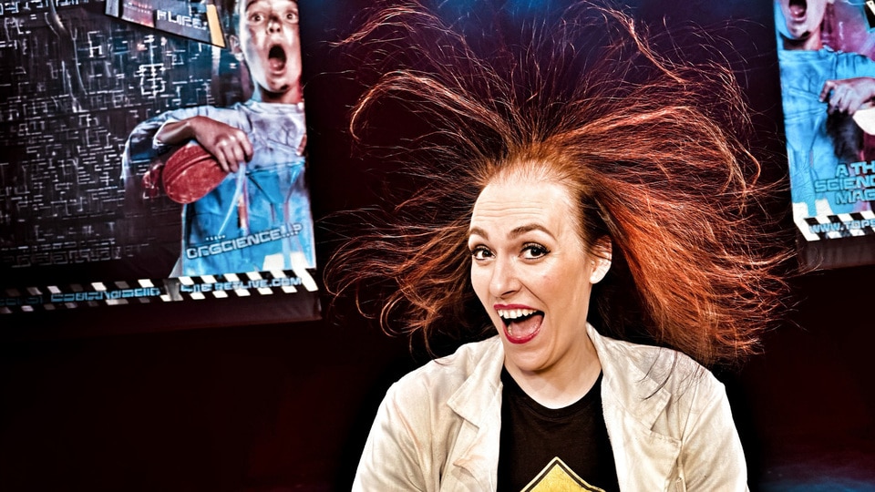 Promotional image for the show 'The Magic of Science "High Voltage"' in May 2026 at Blackburn Empire Theatre.