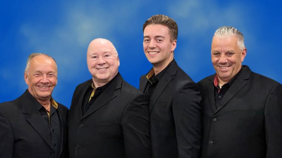 Promotional image for the show 'The Searchers Experience Show - Starring Spencer James' in October 2026 at Blackburn Empire Theatre.
