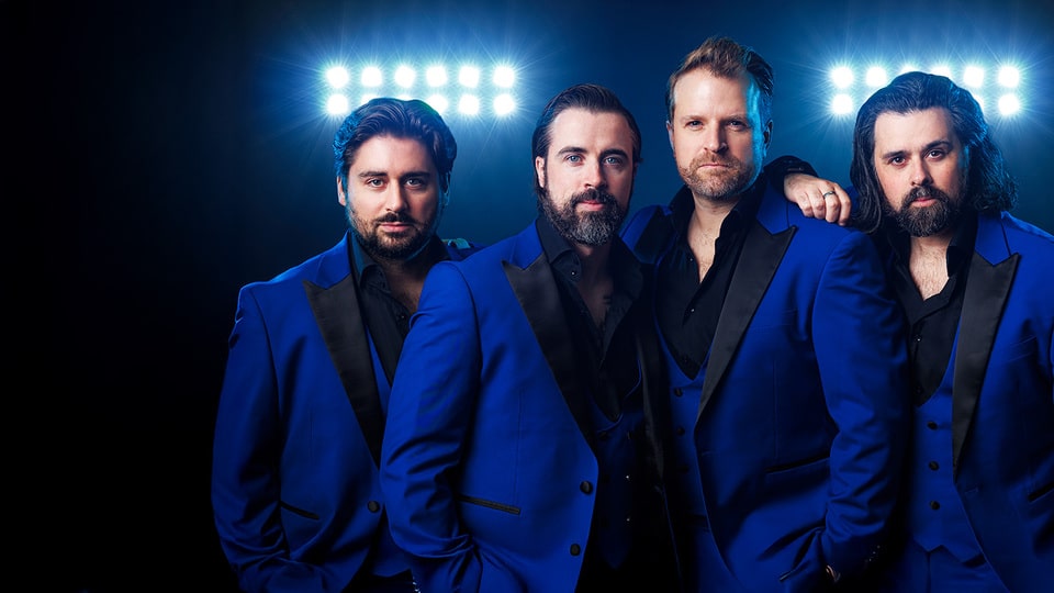 Promotional image for the show 'The West End Tenors' in March 2027 at Blackburn Empire Theatre.