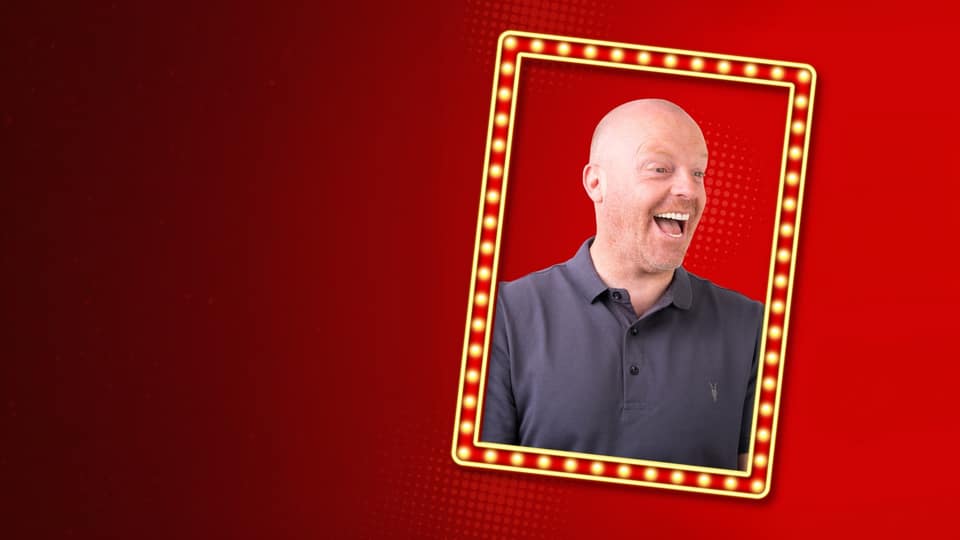 Promotional image for the show 'Tiny Tim’s Stand Up Adventure' in September 2027 at Blackburn Empire Theatre.