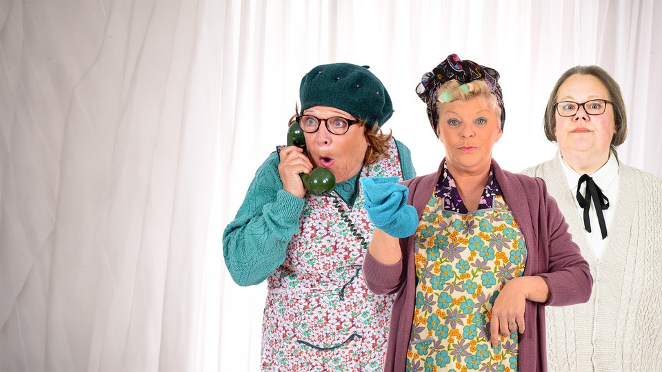 Promotional image for the show 'Dirty Dusting' in February 2027 at Blackburn Empire Theatre.