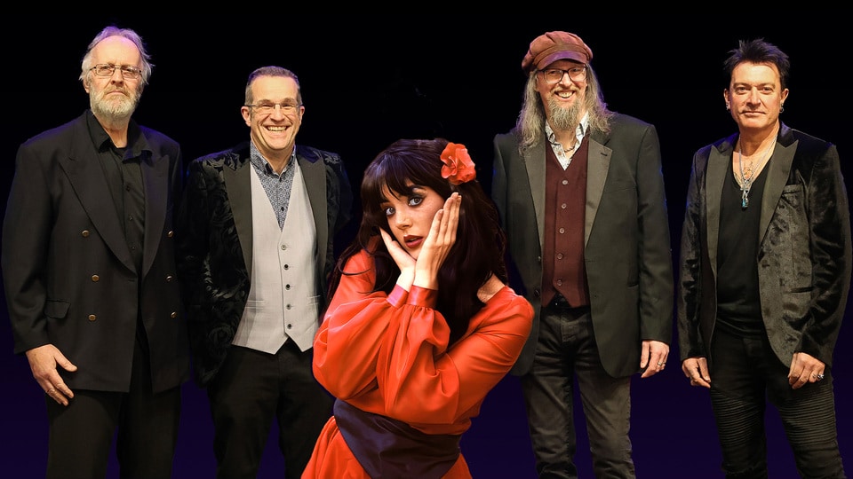 Promotional image for the show 'Moments Of Pleasure - Ultimate Tribute to Kate Bush' in July 2027 at Blackburn Empire Theatre.