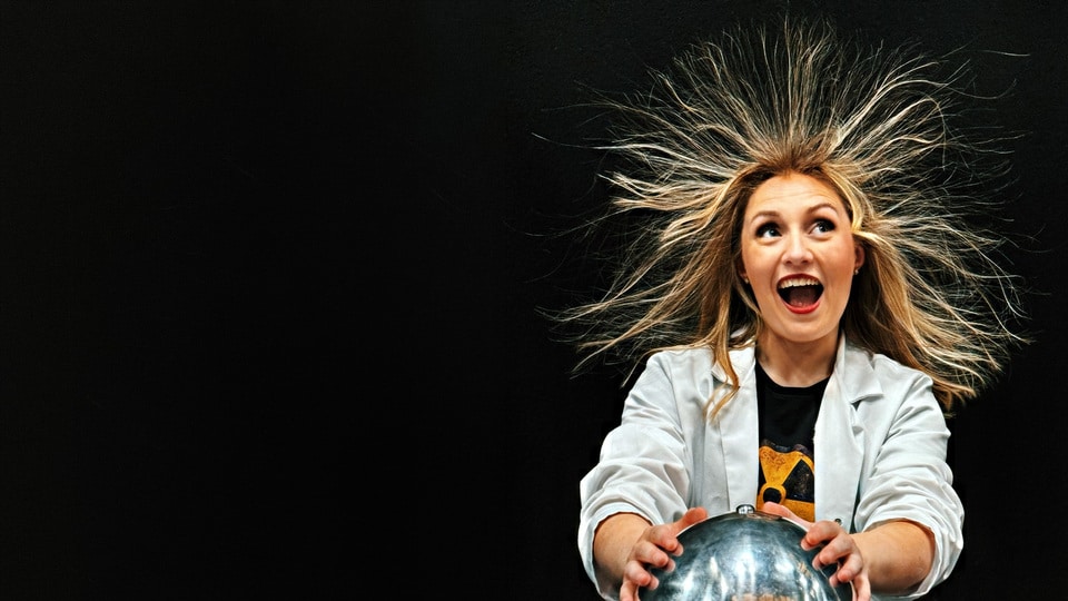 Promotional image for the show 'Top Secret: The Magic of Science' in September 2027 at Blackburn Empire Theatre.